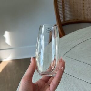 Tiffany Home Essentials Crystal Stemless Champagne Flutes, set of 4